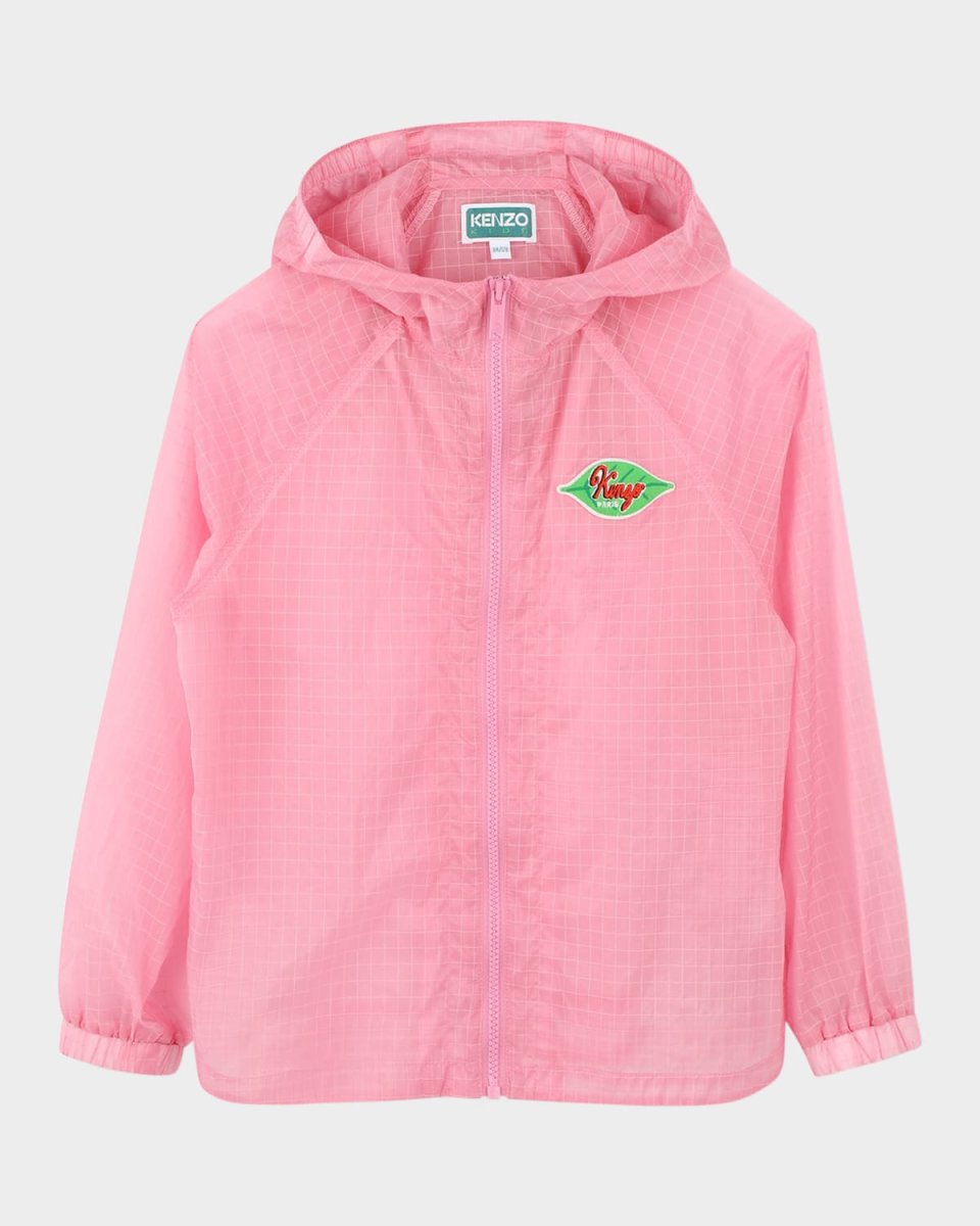 Girl's Windbreaker W/ Logo Badge, Size 2-